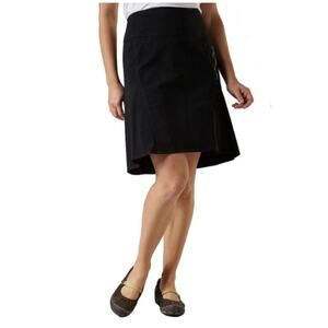Royal Robbins Women's Discovery Strider Skirt Black Size 8